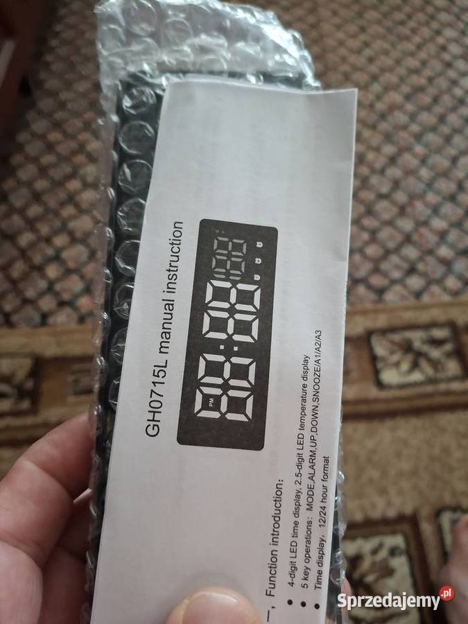 Zegar elektroniczny Łódź