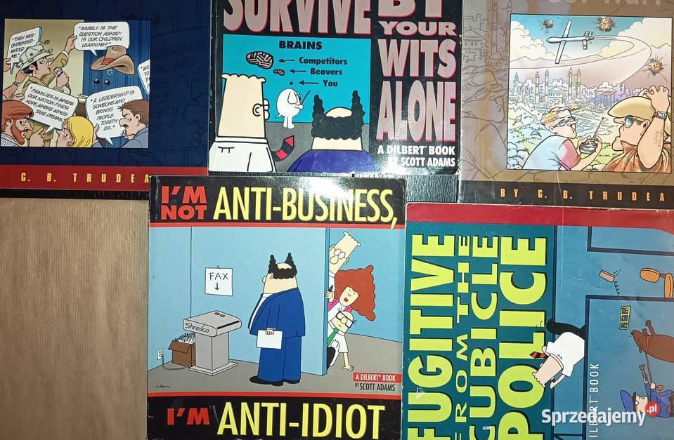 komiksy ENGLI Scott Adams GB Trudeau Dilbert Rzeszów