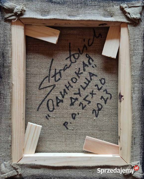STRATOVICH W obraz olejny na płótnie SAMOTNA