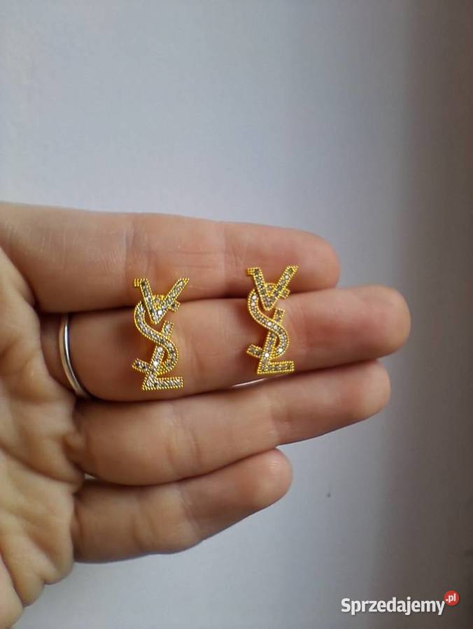 Kolczyki złote diamenciki Wrocław