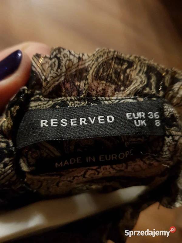Bluzka Reserved z wzorem paisley rozmiar 36 Reserved Trąbki Wielkie