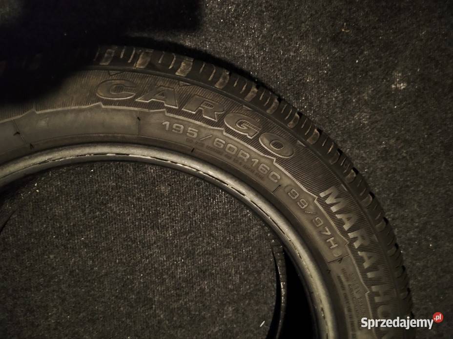 4x GOODYEAR 19560 R16 CARGO MARATHON 9997H Lesznowola sprzedam