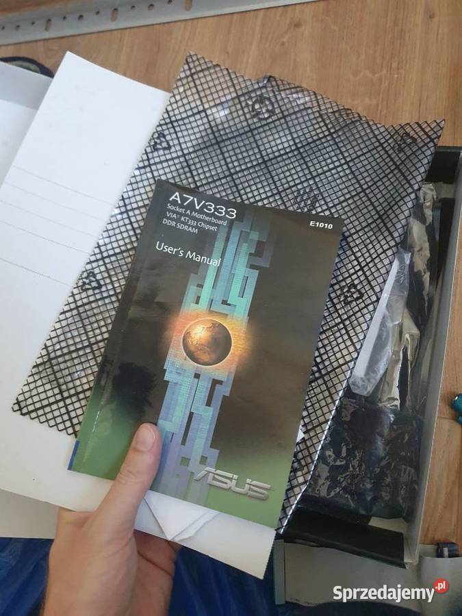 Płyta główna ASUS A7V333 Socket A BOX Komplet mazowieckie Warszawa