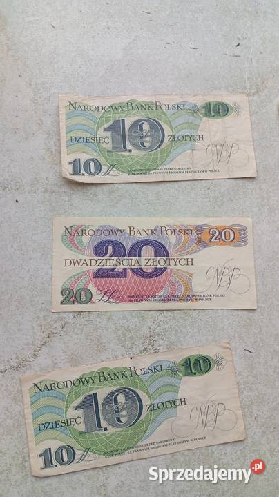 Banknoty PRL stan Siemianowice Śląskie