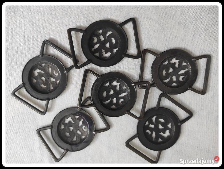 6 metalowych elementów dekoracyjnych Płock