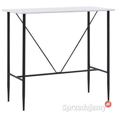 vidaXL Stolik barowy biały 120 x 60 x 110 mazowieckie Warszawa sprzedam
