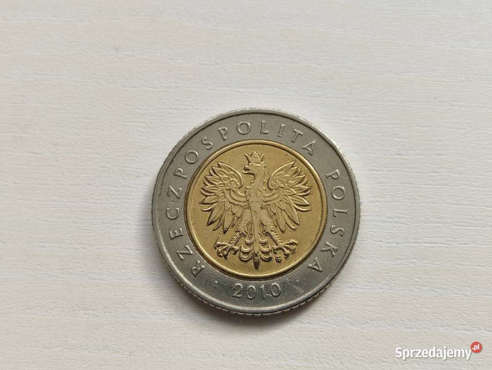 5 złoty 2010 Koronowo sprzedam