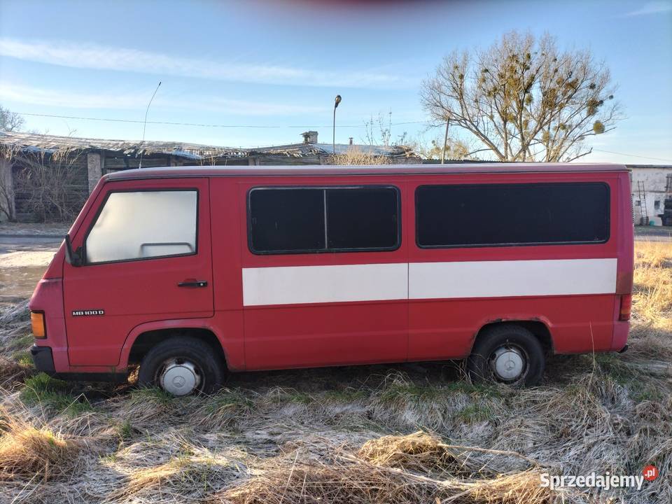 Mercedes Benz Mb 100 D na części czerwony dolnośląskie sprzedam