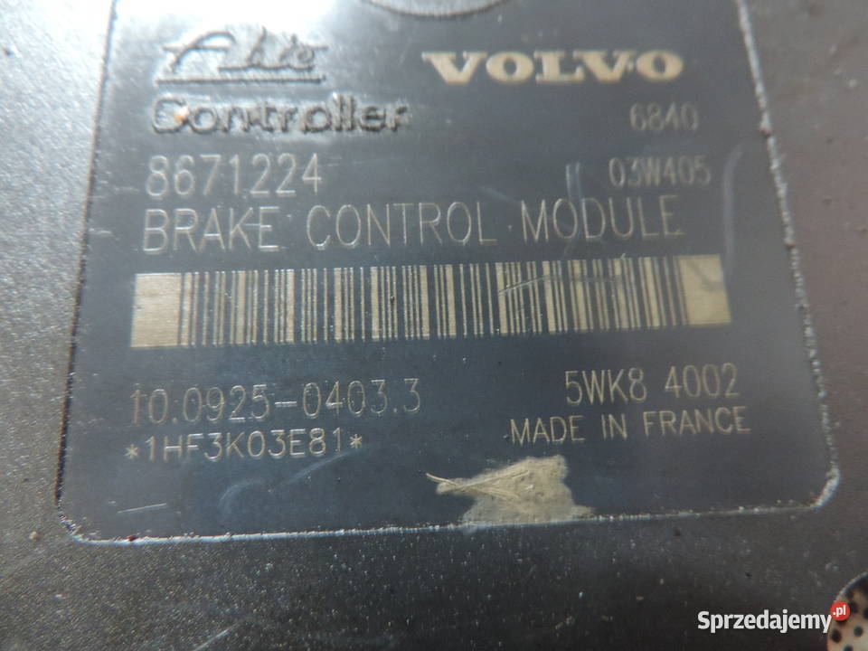 POMPA ABS VOLVO S60 8671224