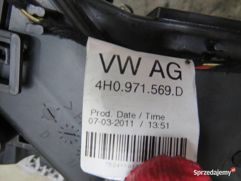 NAGRZEWNICA TYŁ AUDI A8 D4 4H0971569D Nagrzewnice