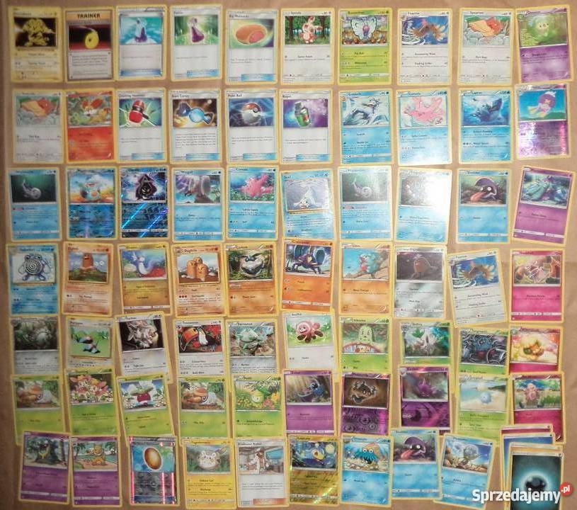 karty Pokemon go trading cards - 73 szt, zeszyt nr 1