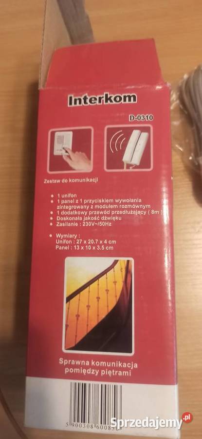 INTERKOM DOMOWY 220V NOWY Pszczyna