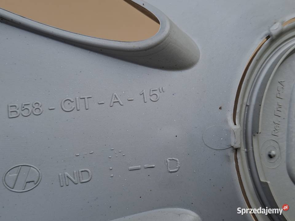 CITROEN KOŁPAK 15 OSŁONA KOŁA DEKIEL ORYGINAŁ Bieleń sprzedam