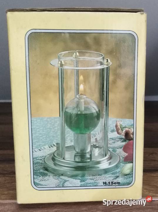 Szklana świeca olejowa Lampa