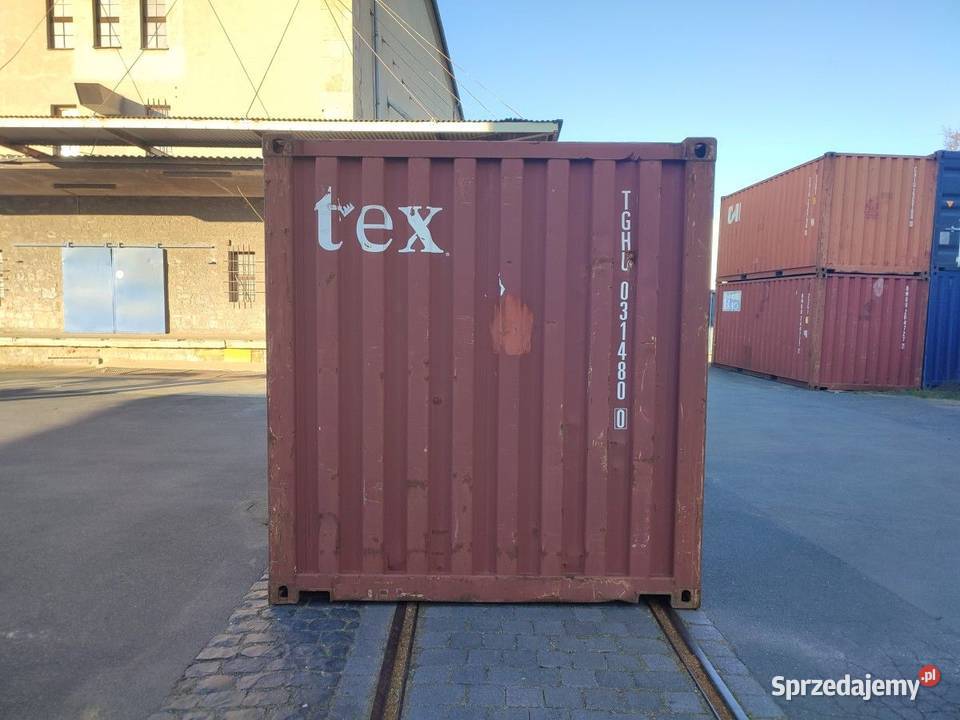 Kontener morski magazynowy 20DV 6 metrowy Kostrzyn