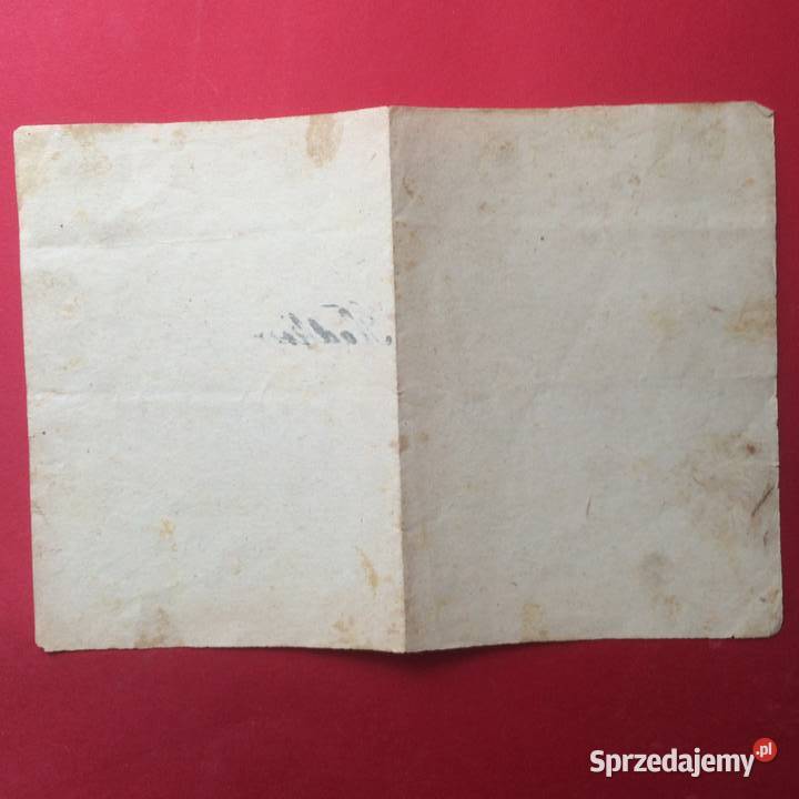 1360 Zaproszenie Gładki Antykwariat Szczecin