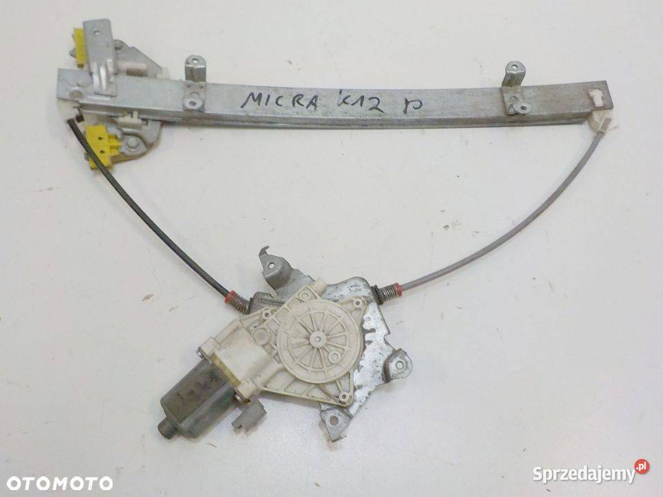 MECHANIZM PODNOSZENIA SZYBY LEWY PRZÓD MICRA K12 Nowy Tomyśl