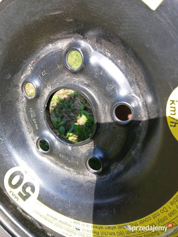 Koło dojazdowe 16 seat skoda vw audi Wrzosówka sprzedam