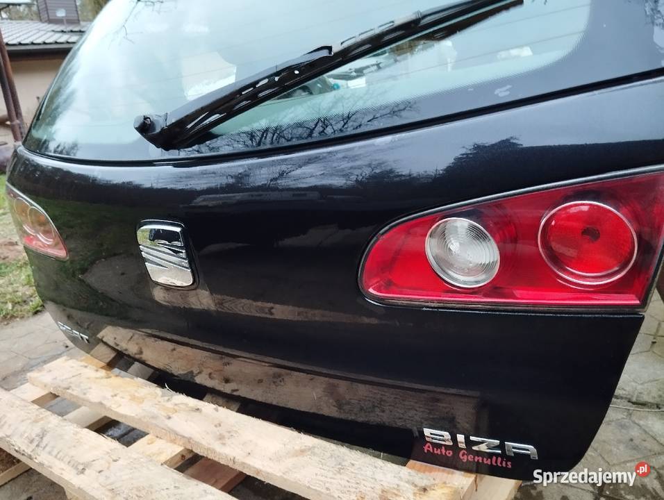 Klapa tylna zderzak lampy tył Seat Ibiza 2005r Klapy bagażnika Łódź