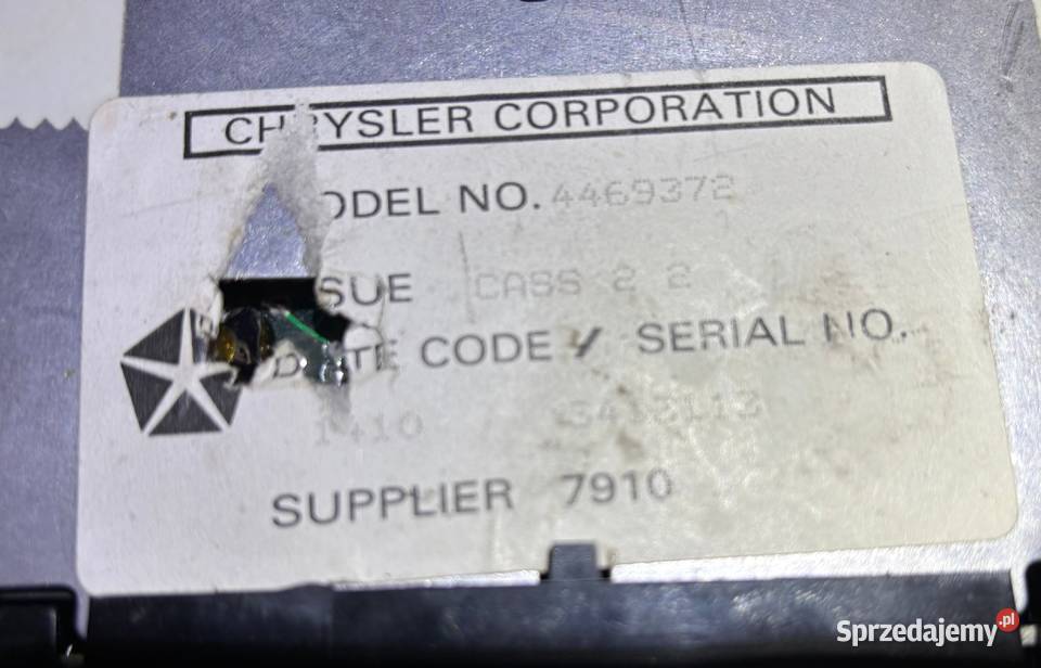 CHRYSLER LEBARON LEBARON 8792 RADIO FM Radom sprzedam