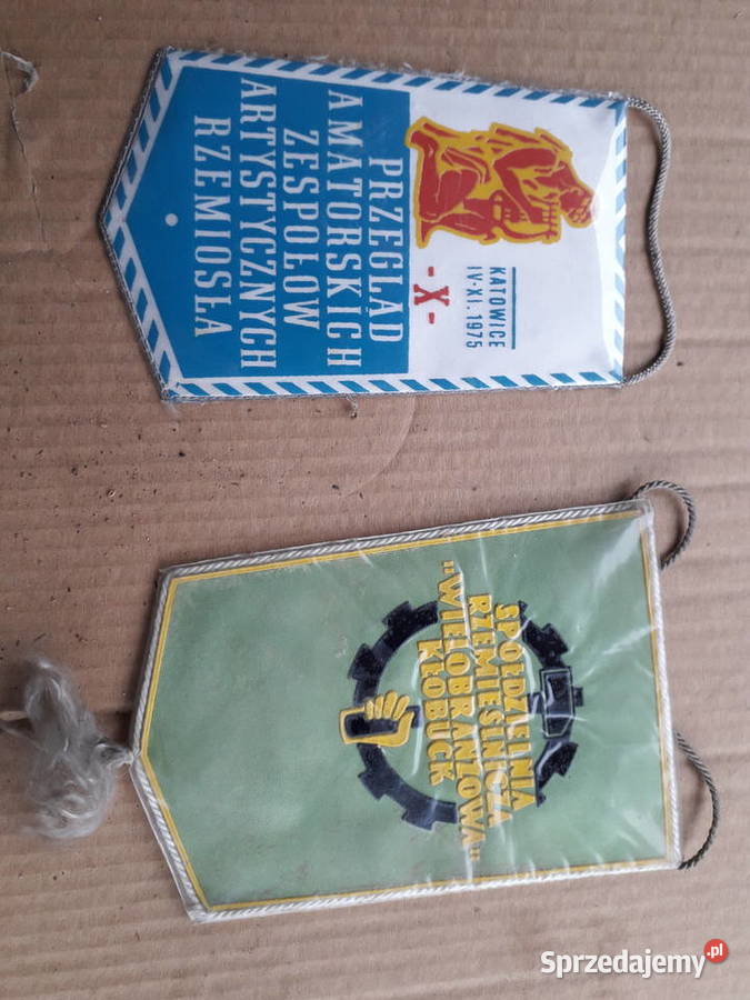 Proporczyki PRL opakowania prl