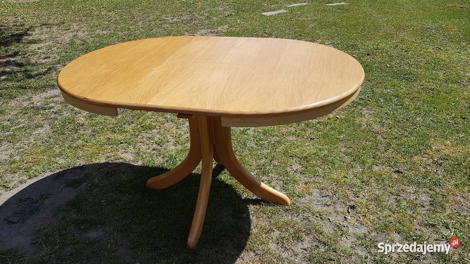 stół okrągły Fi 95 rozkładany 95cm Dargikowo