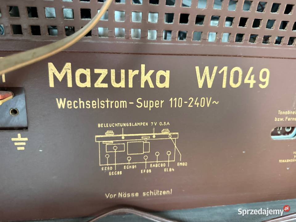 Mazurka W1049 radio dzialajace Wrocław