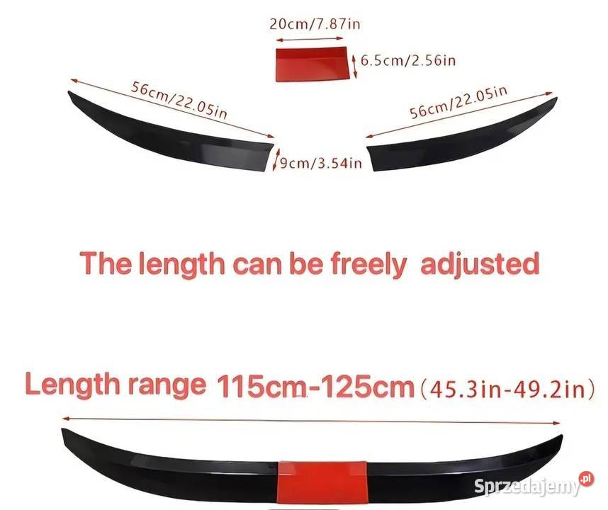 Zestaw dokładek dyfuzor lotka Dokładki zderzaków Lublin