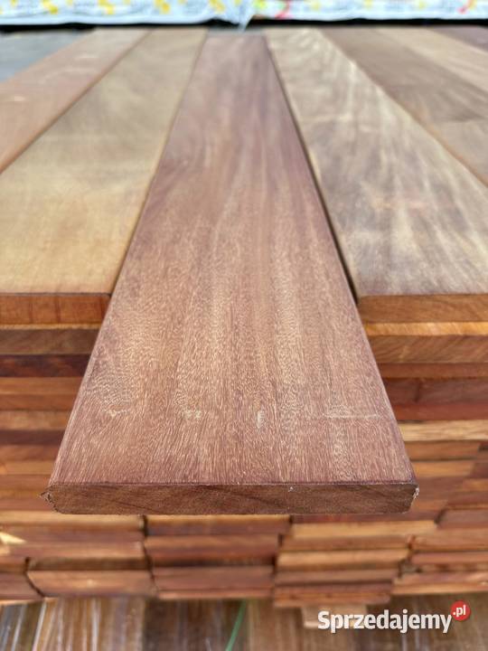 Deska Tarasowa Garapa Gładka egzotyczna 21x145mm Wykończenie Prusice