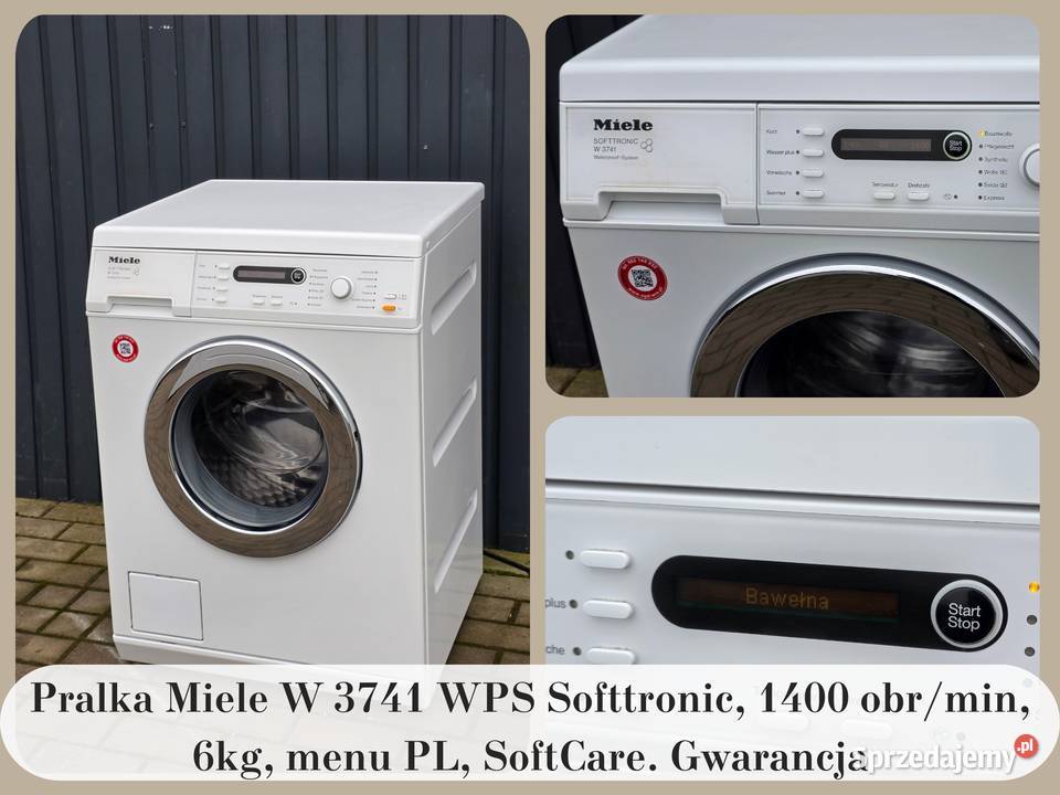Pralka Miele W 3741 WPS Softtronic 1400 obrmin 6 Wrocław
