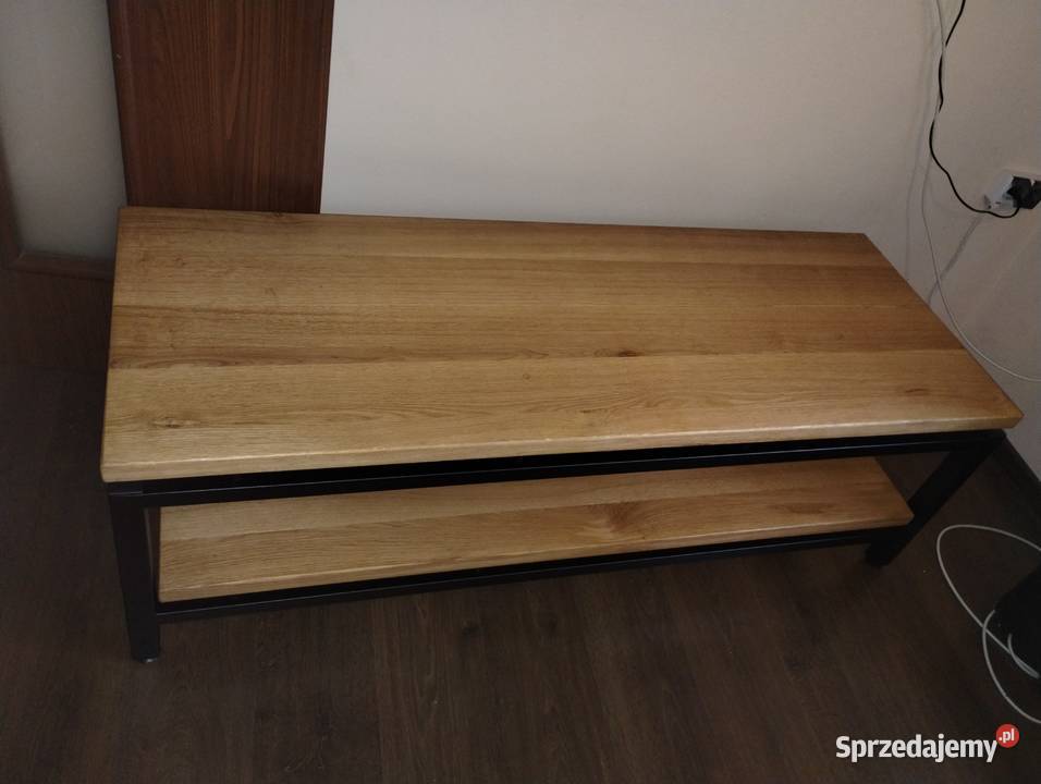 Stolik audio Hifi szafka Rtv ława dębowa pod Sosnowiec