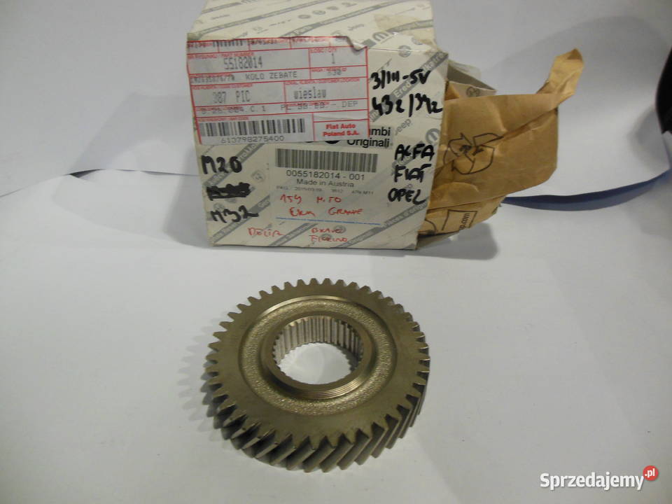 Koło zębate skrzyni biegów M20 M32 3III5V bieg śląskie Kozy