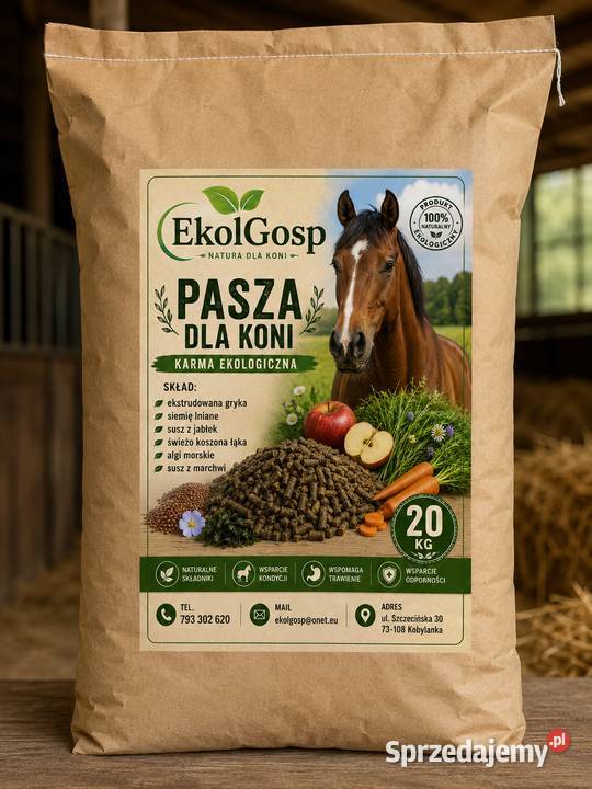 Pasza karma koni 20 Szczecin