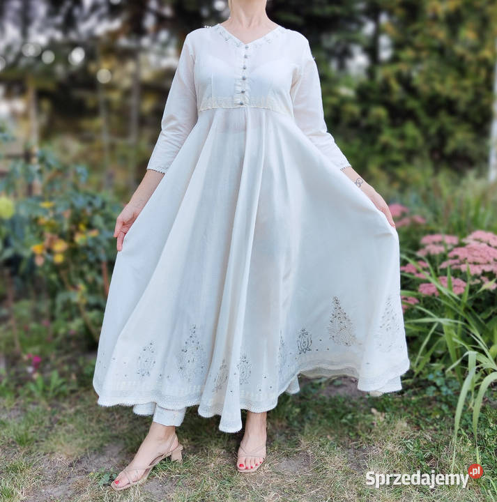 Indyjski komplet M 38 tunika sukienka kameez Szczecin