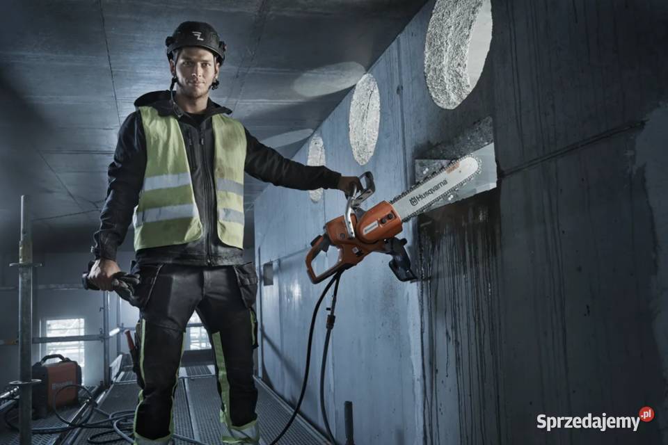 Przecinarka ręczna piła elektryczna Husqvarna Dunkowa