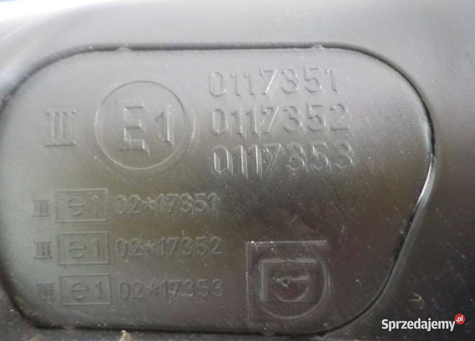 LUSTERKO ZEWNĘTRZNE PRAWE BMW 3 E36 0117351 lusterka zewnętrzne wielkopolskie Nowy Tomyśl sprzedam
