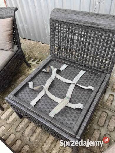 Zestaw mebli rattanowych narożnik sofa ogrodowa Bydgoszcz
