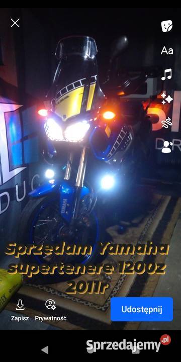 Yamaha XT Supertenere 1200z 2011r piękny enduro podkarpackie