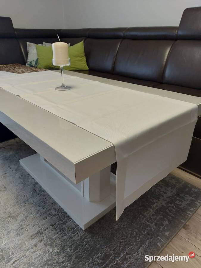 2 bieżnik obrus biały 50 x 180 Olkusz