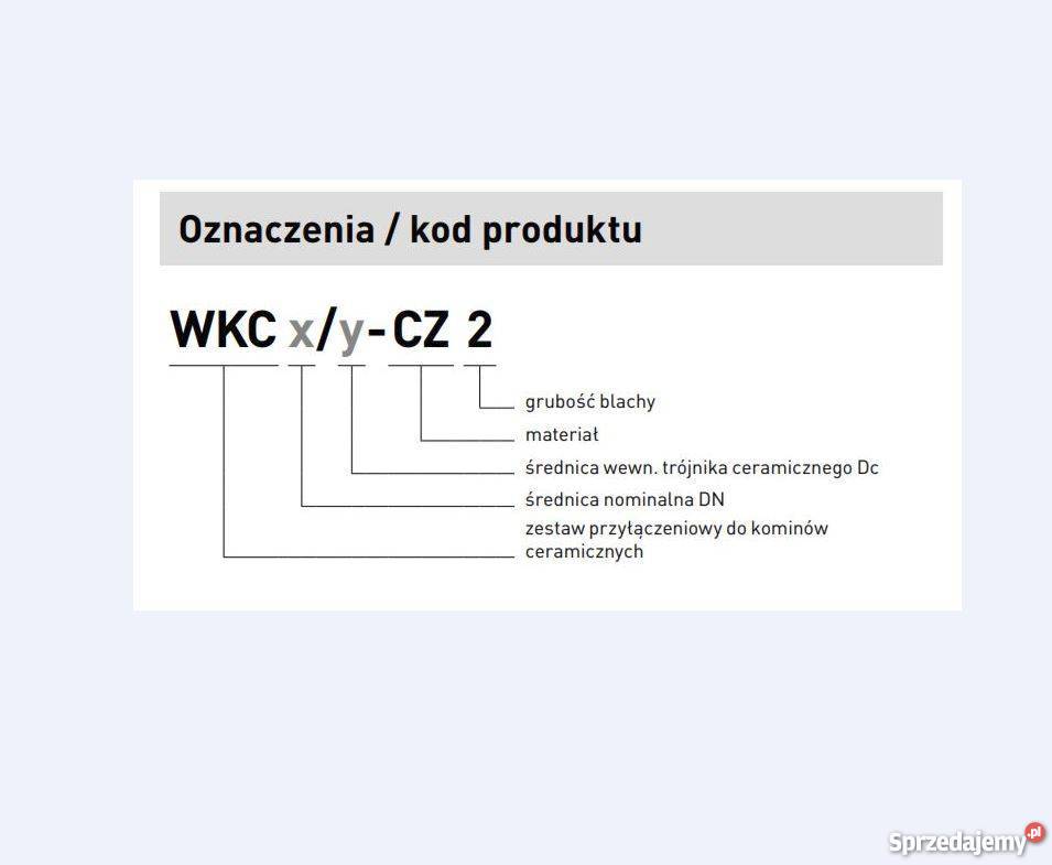 WKŁADKA DO KOMINÓW CERAMICZNYCH WKC 160200 Rabka-Zdrój