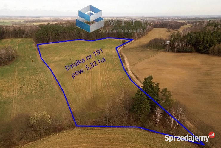 Grunt 257400m2 Rudno warmińsko-mazurskie