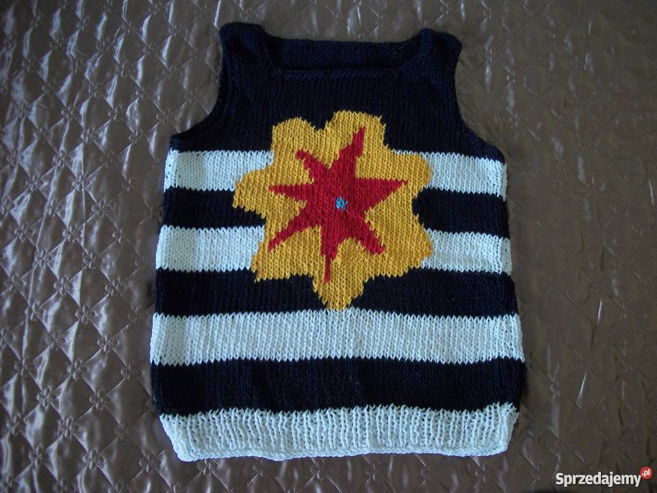 BLUZKA BAWEŁNIANA Z KWIATKIEM Przemyśl