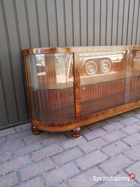 Komoda ARTDECO Orzech Niska RTV 158 Stara Antyk