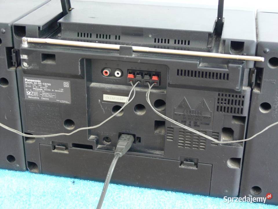 Radiomagnetofon Bombox Panasonic RXCS750 Vintage podkarpackie Jasło