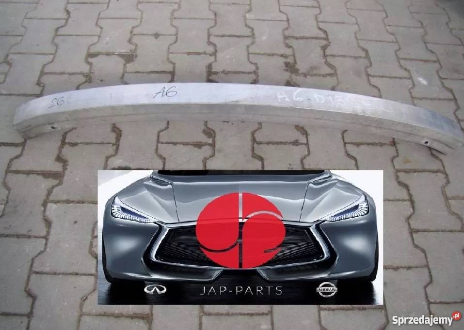 AUDI A6 C6 BELKA WZMOCNIENIE ZDERZAKA TYŁ Nowy Tomyśl