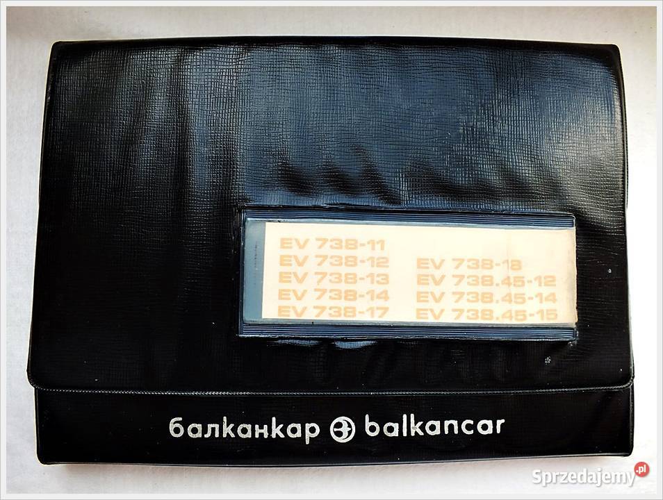 Katalog części wózek widłowy EV738 Balkancar Żary