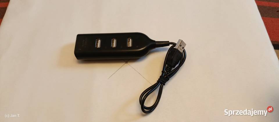 Koncentrator splitter 4 portowy USB 20 nowy Warszawa