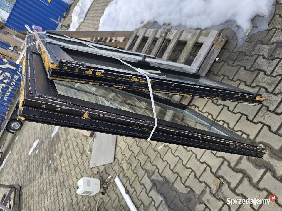 Okna aluminiowe 2SKsłupek stały URUR 2630 x 1450 Pozostałe sprzedam