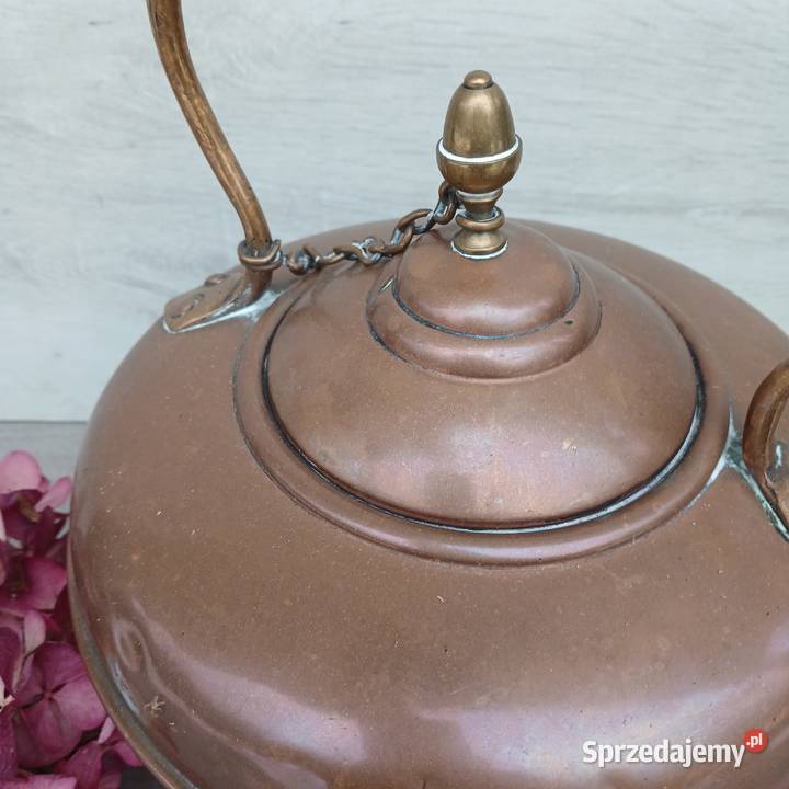 Duży miedziany czajnik o poj 4 litry Warszawa sprzedam