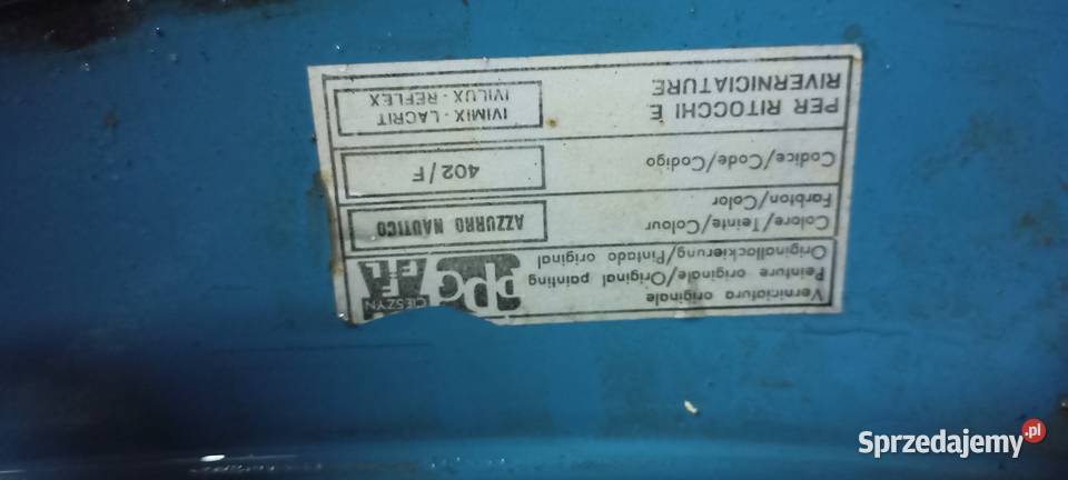 Klapa przednia Fiat 126p Albigowa